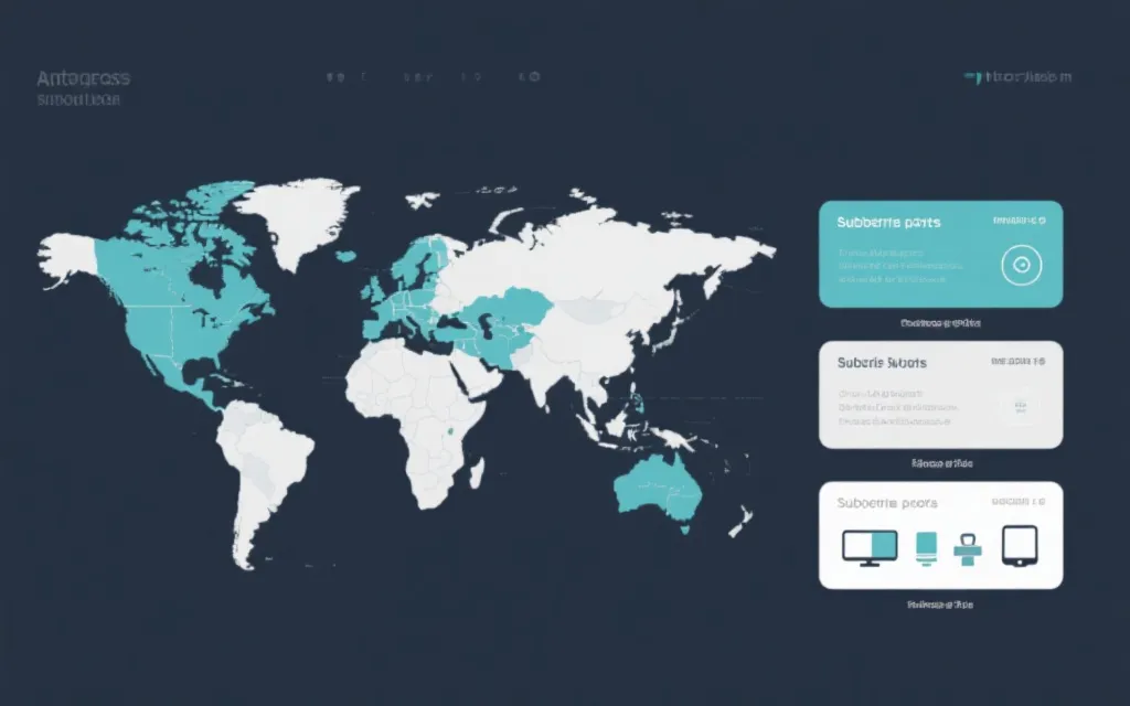 不同国家地区的流媒体订阅对比与家庭共享规划示意